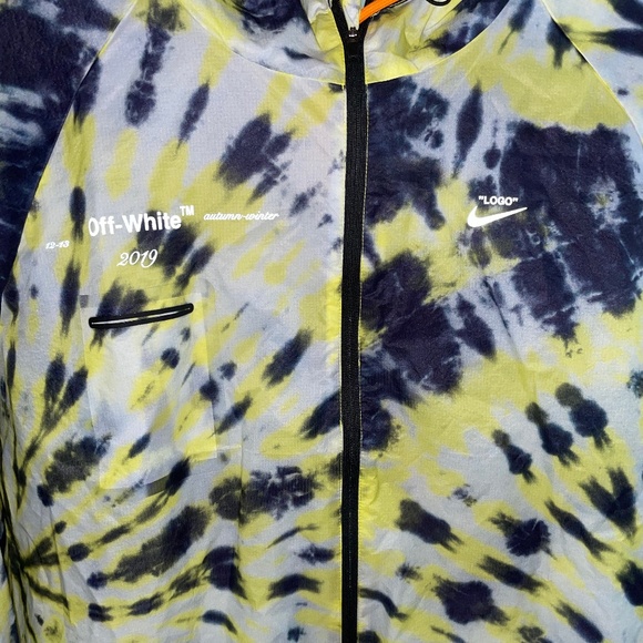 OFF WHITE x NIKE Tie-Dye Women's Windbreaker XL